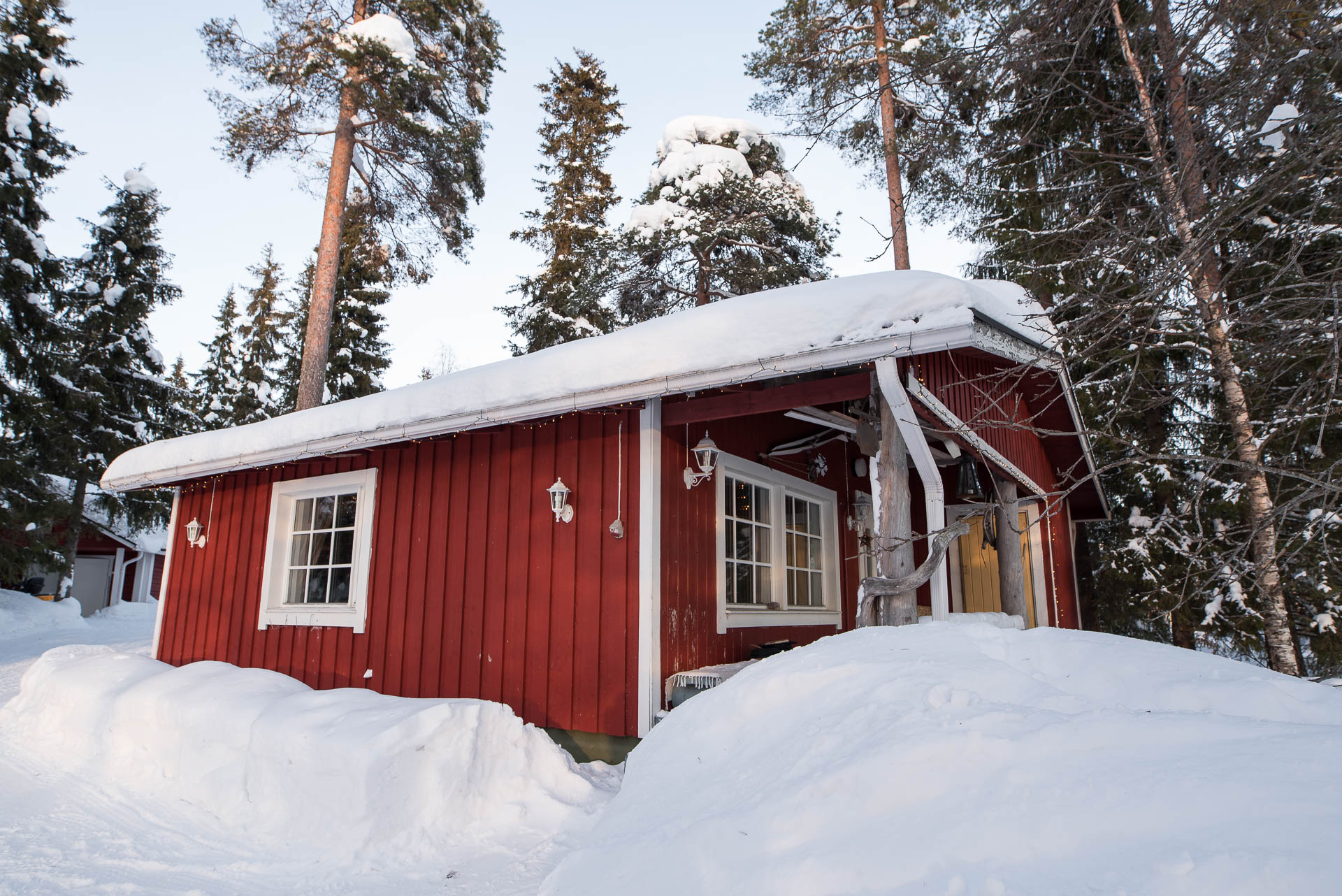 Winter Daytime Ice Floating in Rovaniemi