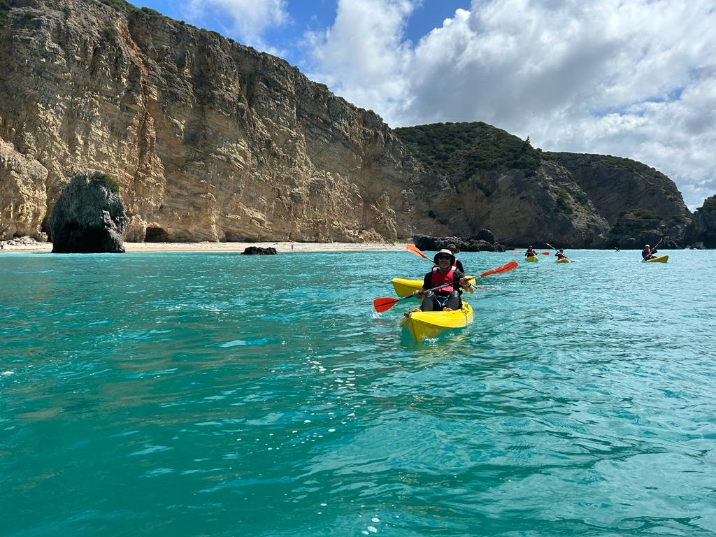 Full Day - Tour in Sesimbra & Arrabida Natural Park: Kayak + Hike + Rock Climb