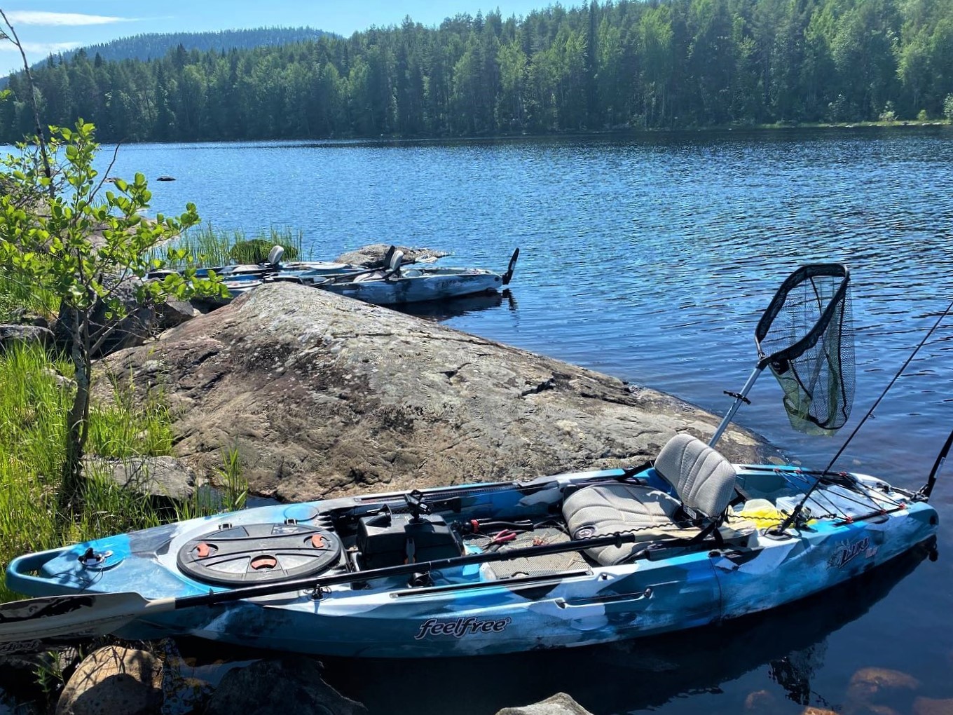 Kayaking fishing trip, Kalastusretket Oy