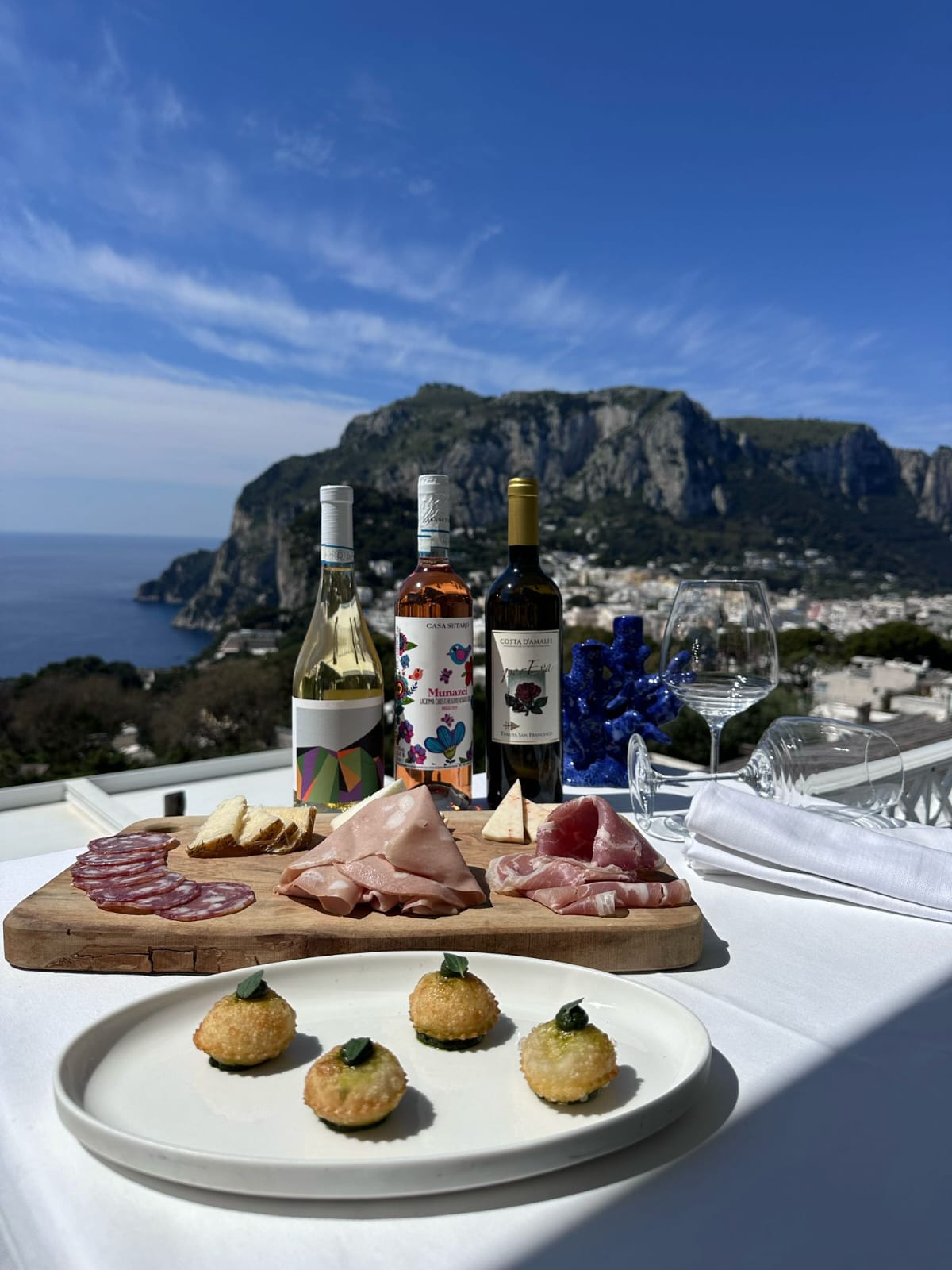 Exclusive Capri Wine Tasting Experience with Faraglioni Views