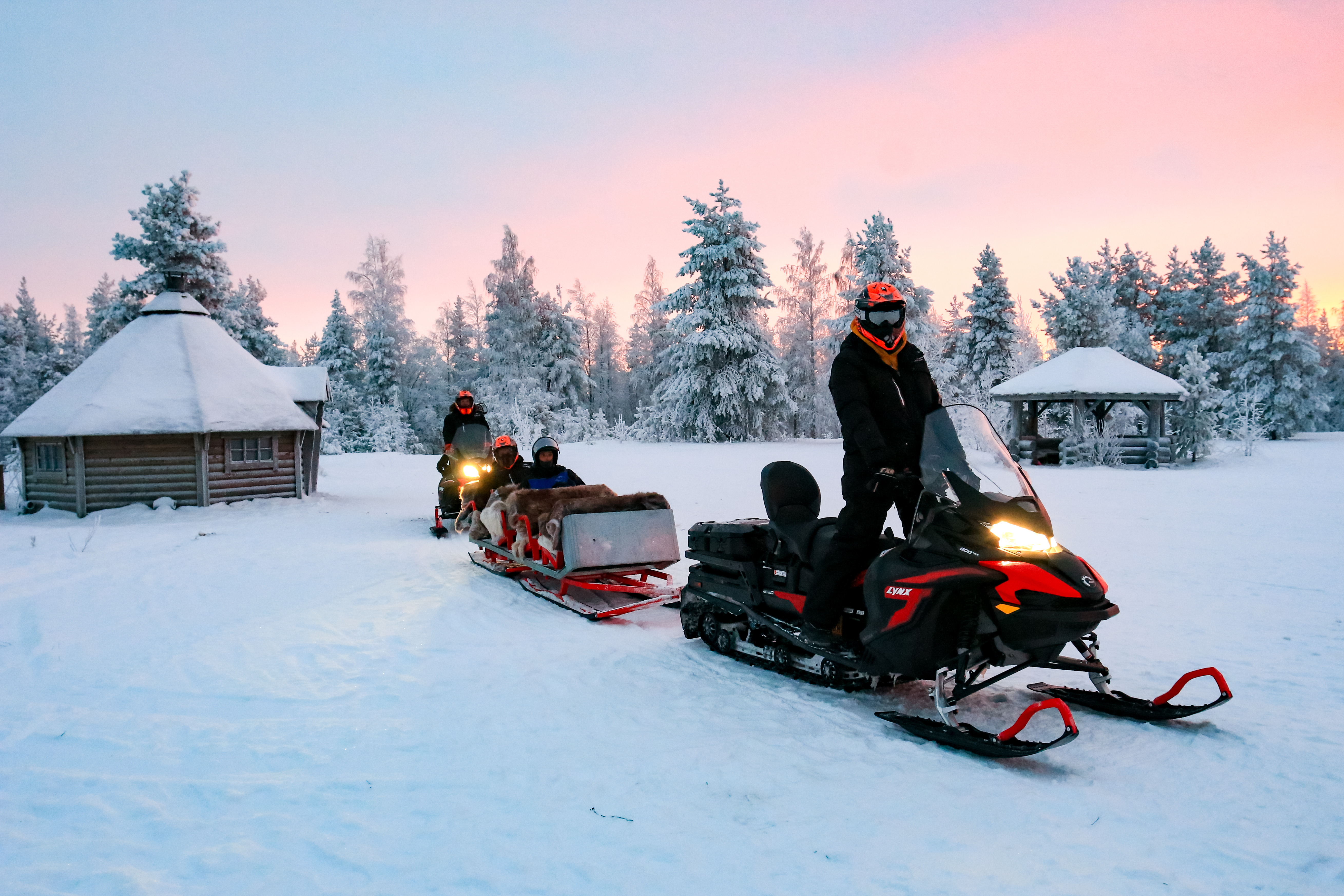 Family-Friendly Snowmobile Safari in Rovaniemi