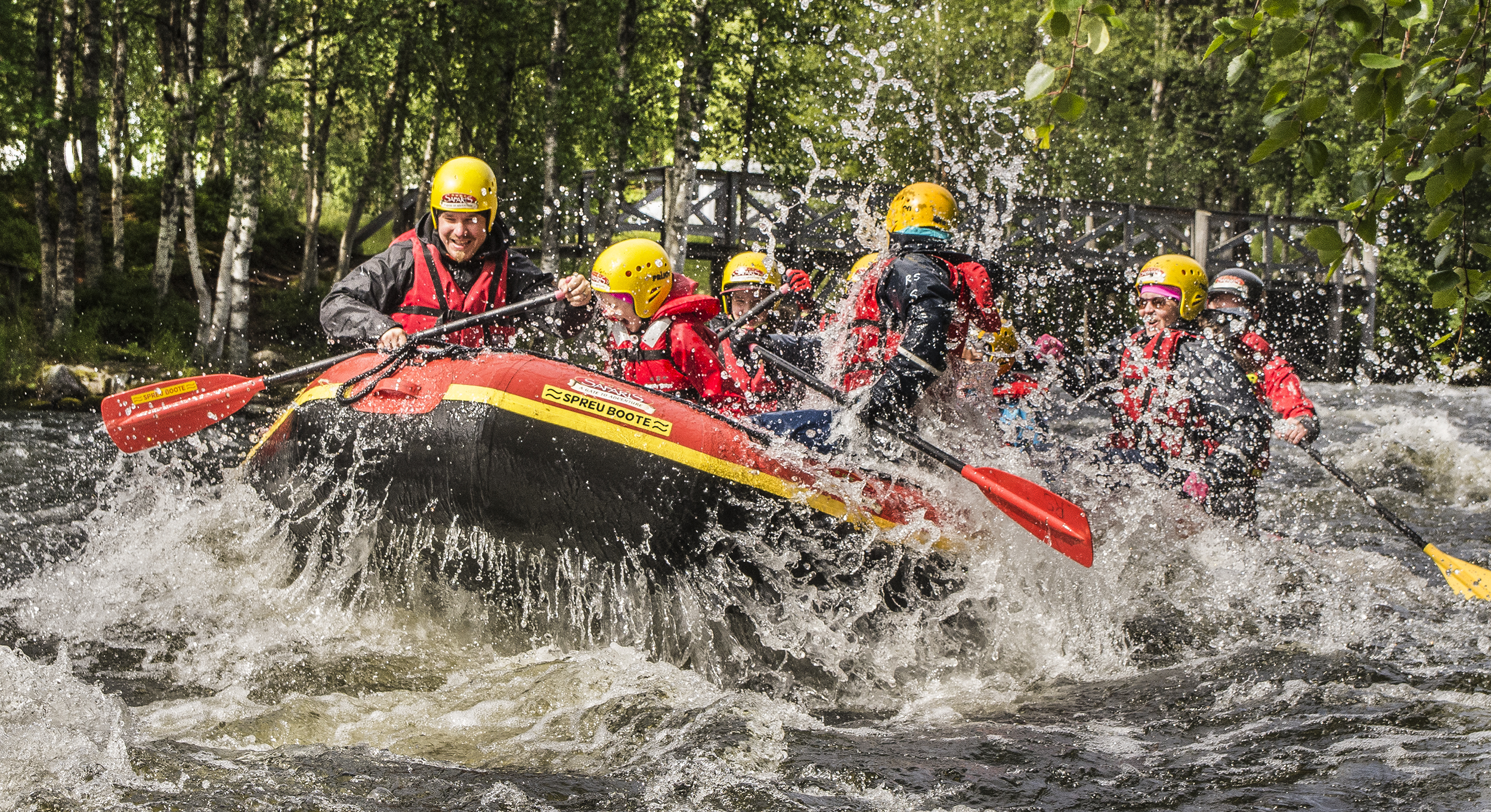 Private river rafting fun for families