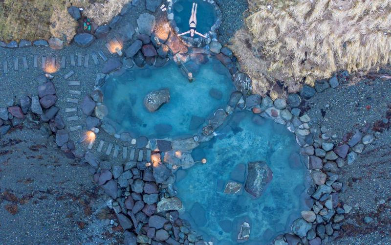 PRIVATE Glymur Waterfall Hike & Hvammsvík Nature Baths