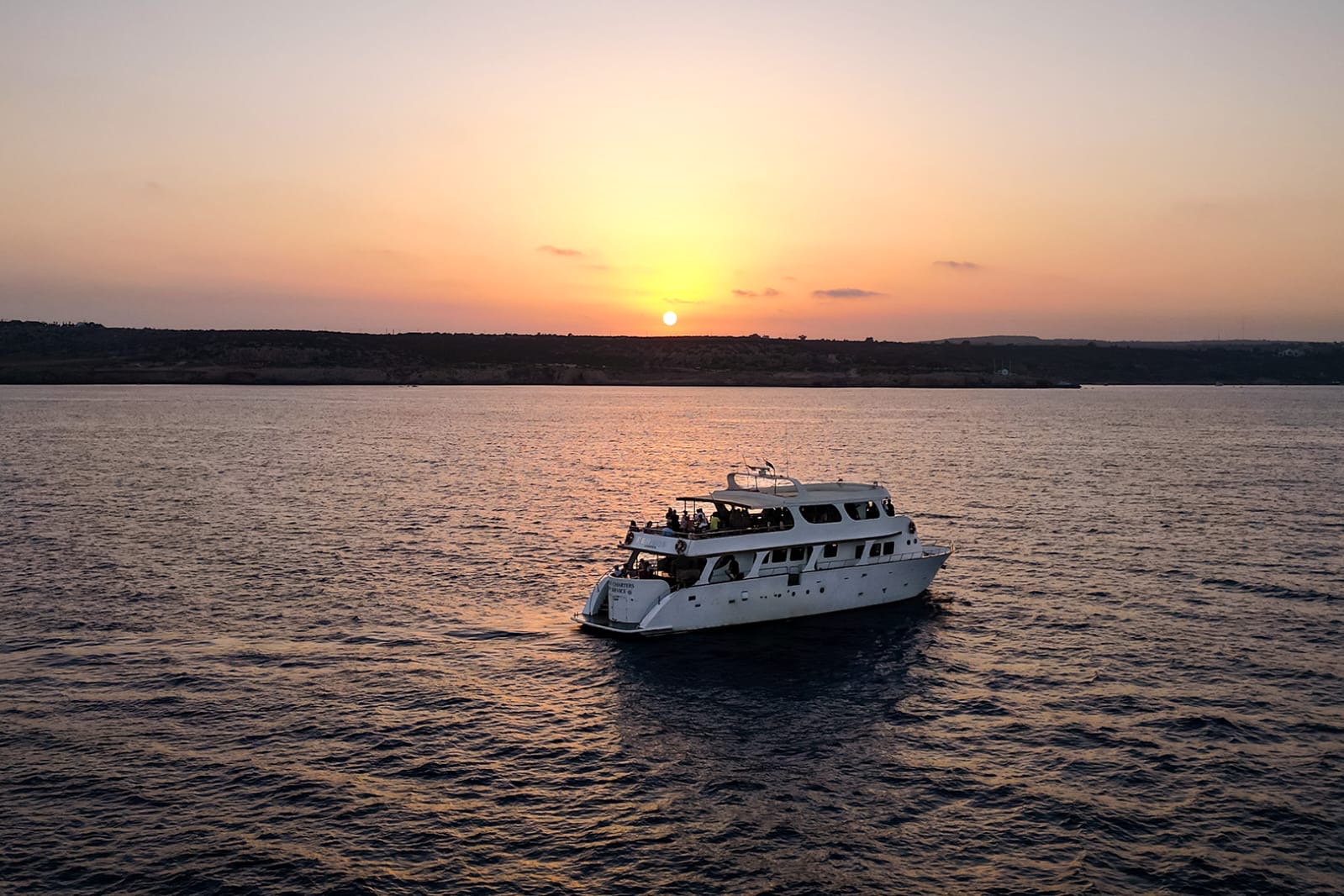Protaras: Sunset family luxury cruise. Large slide. BBQ & 1 free drink
