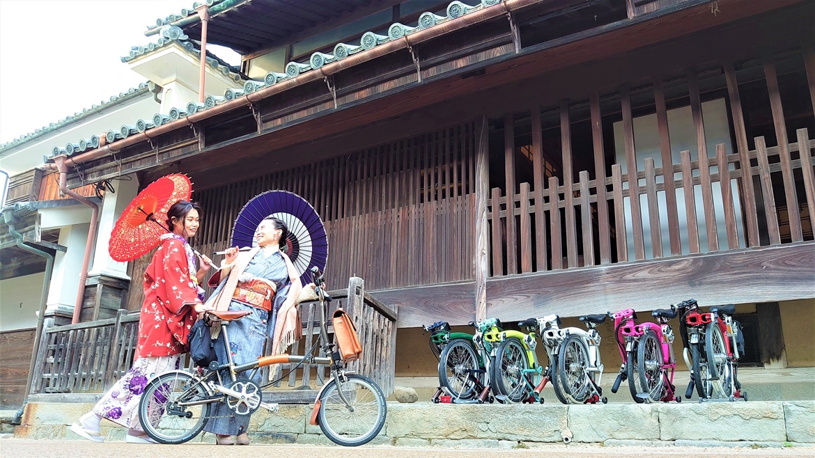 脇町うだつの町並みスローサイクリングツアー【美馬市脇町】