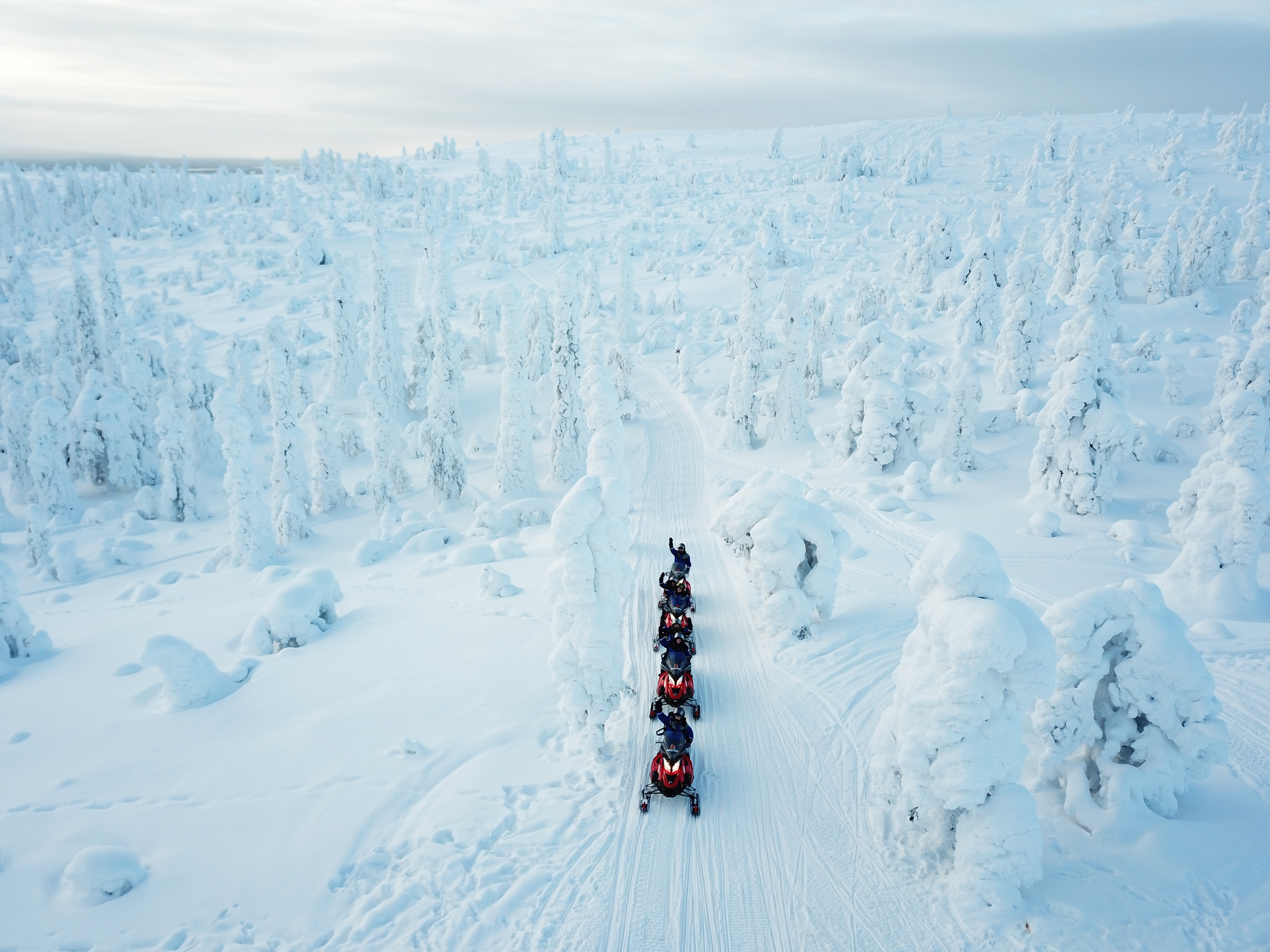 Snowmobile Adventure for Adults in Saariselkä