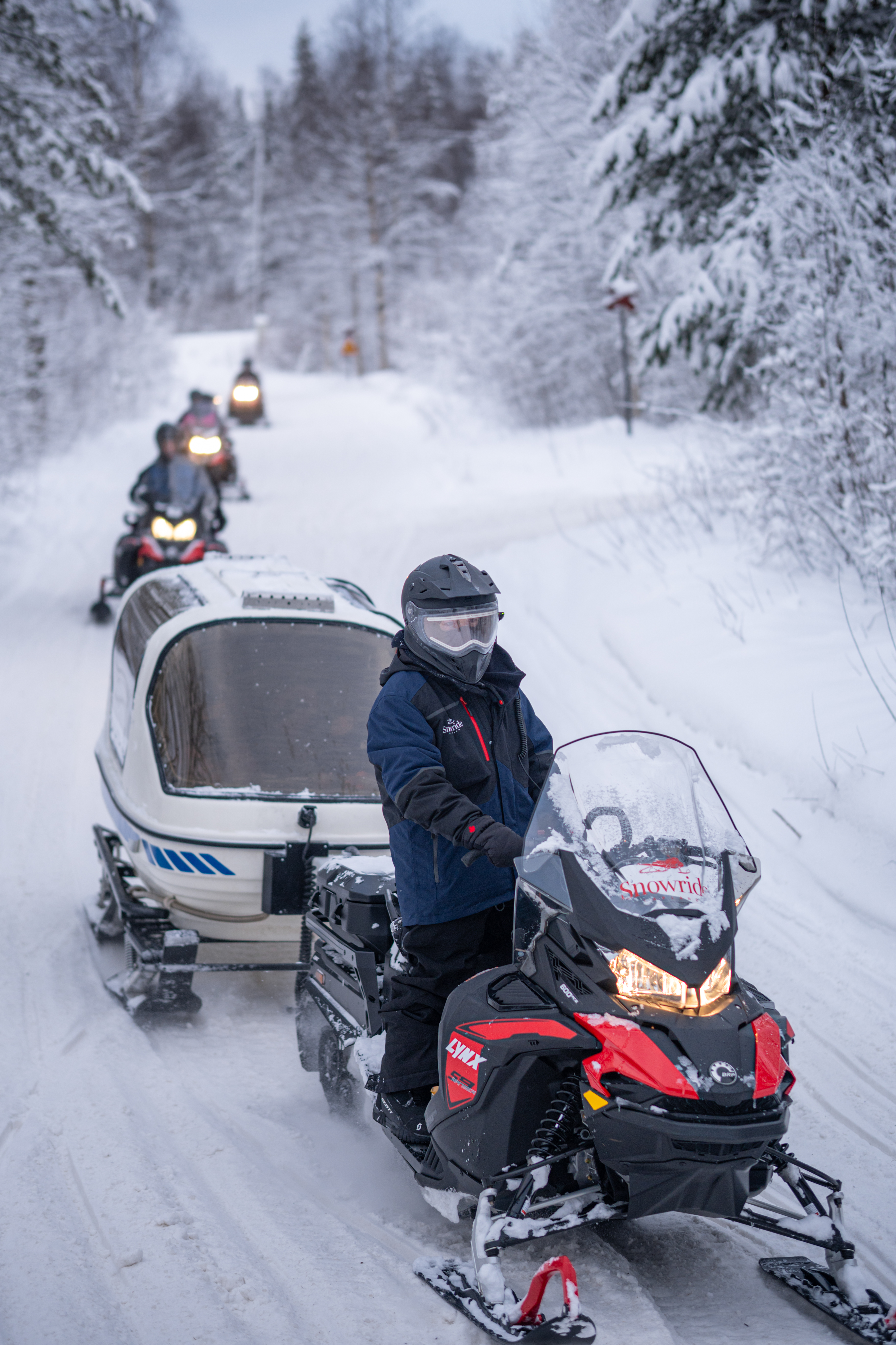 Snowmobile Safari with Snowshoeing and Santa Claus Village