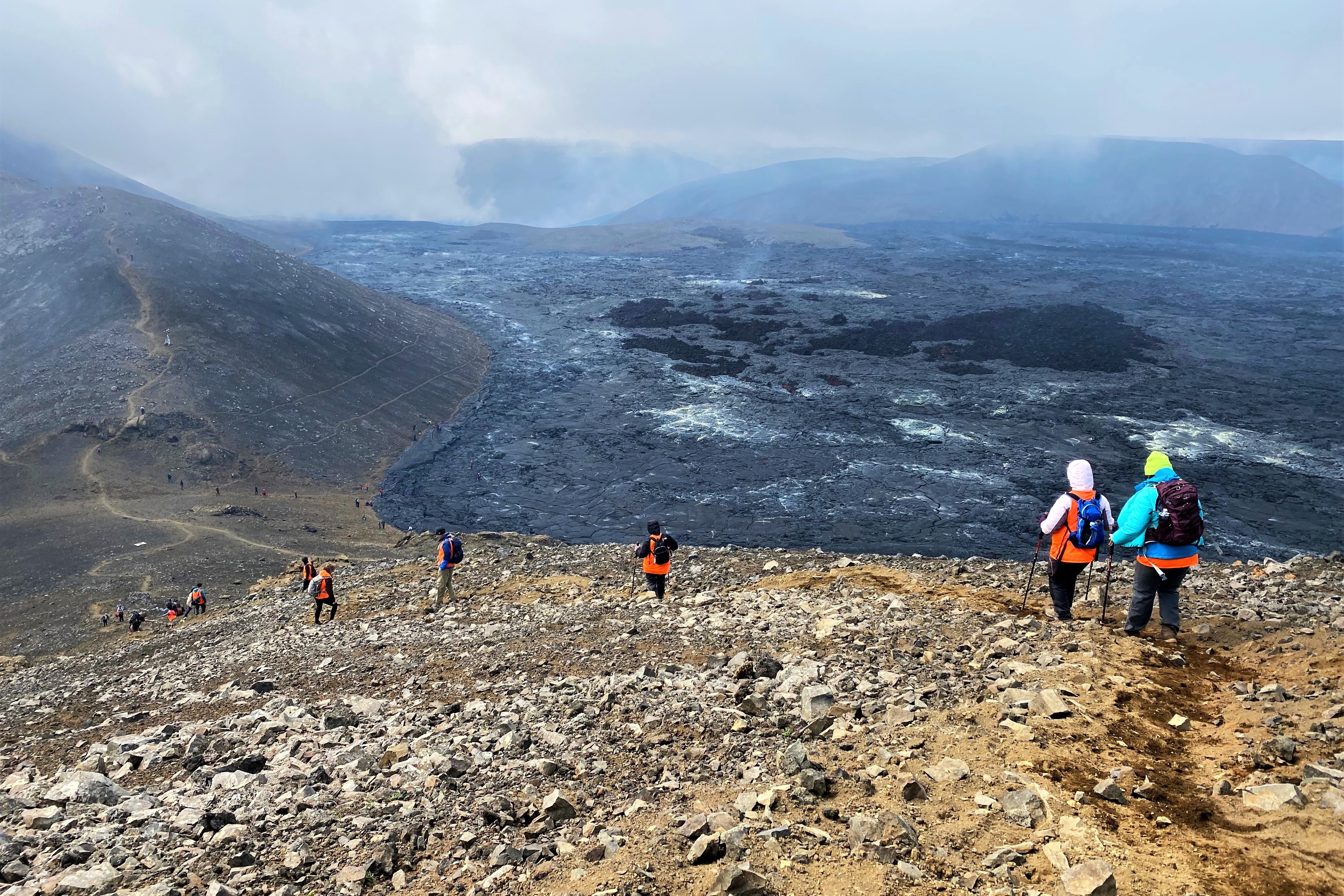 Hike to Volcanic Eruption Sites & Reykjanes Tour