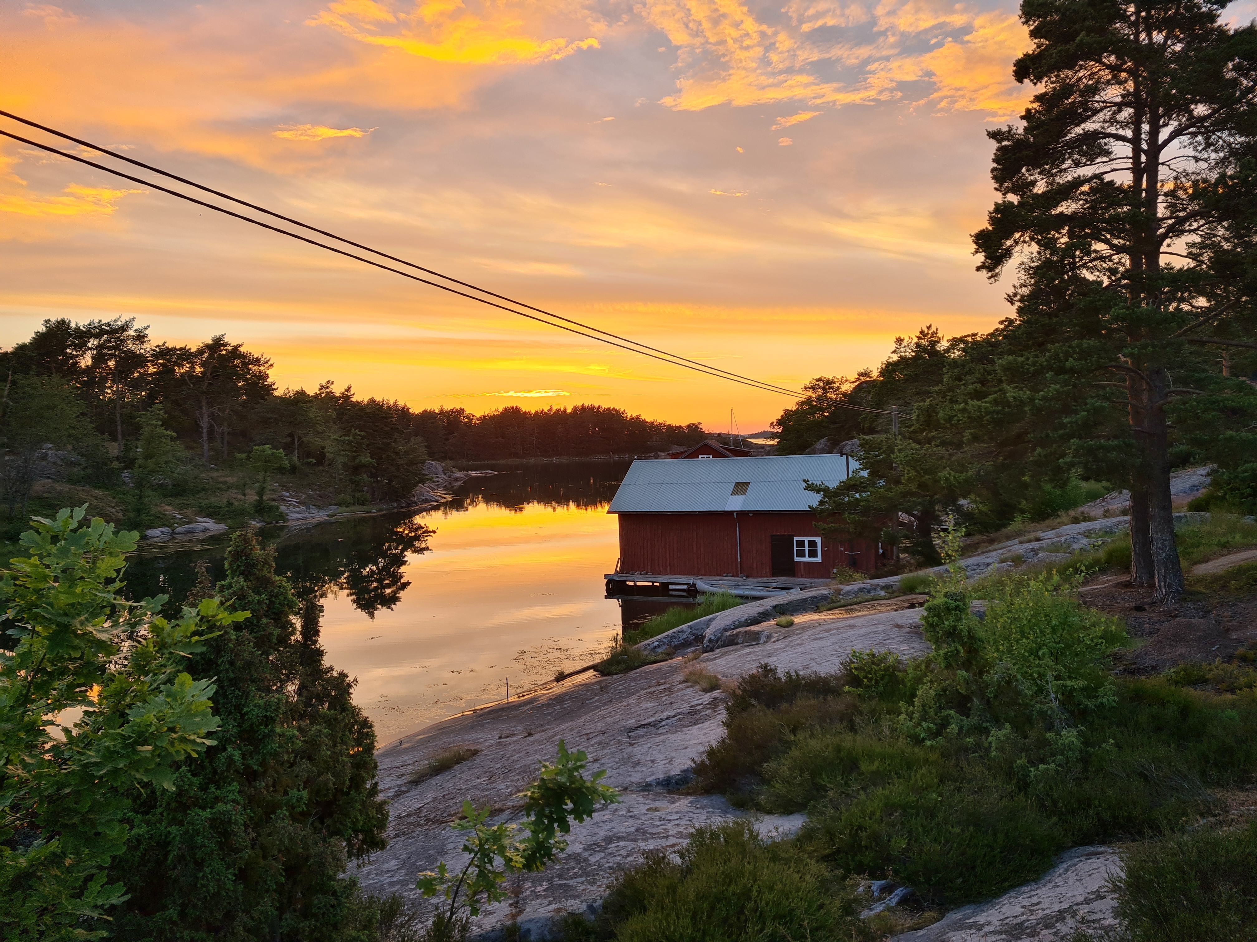 The sauna on Harstena