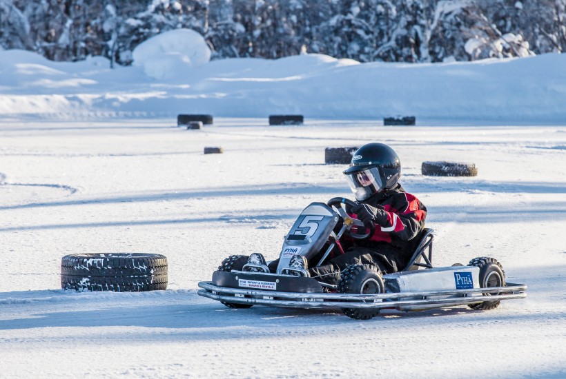 Ice Karting race