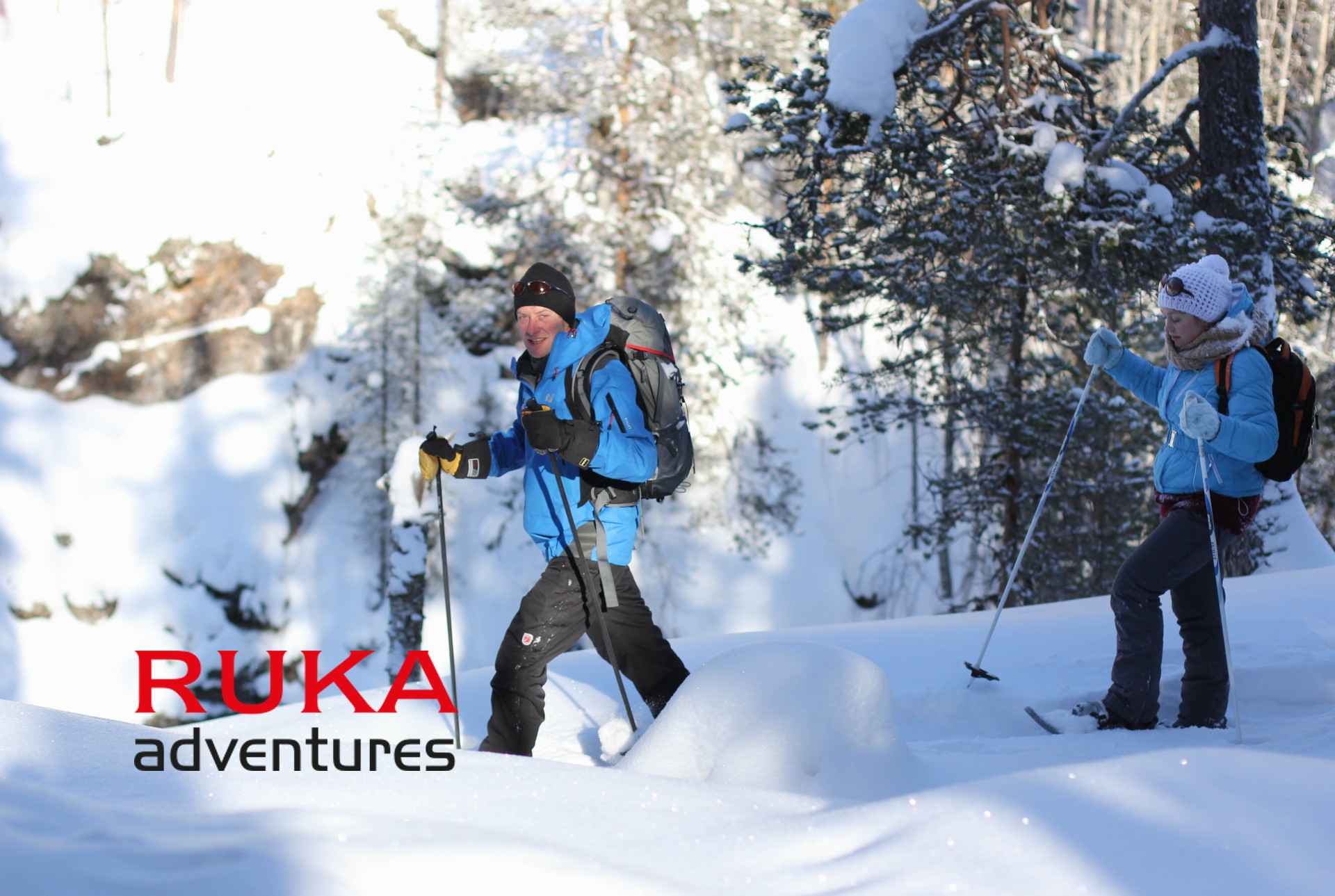 Snowshoeing in Oulanka National park