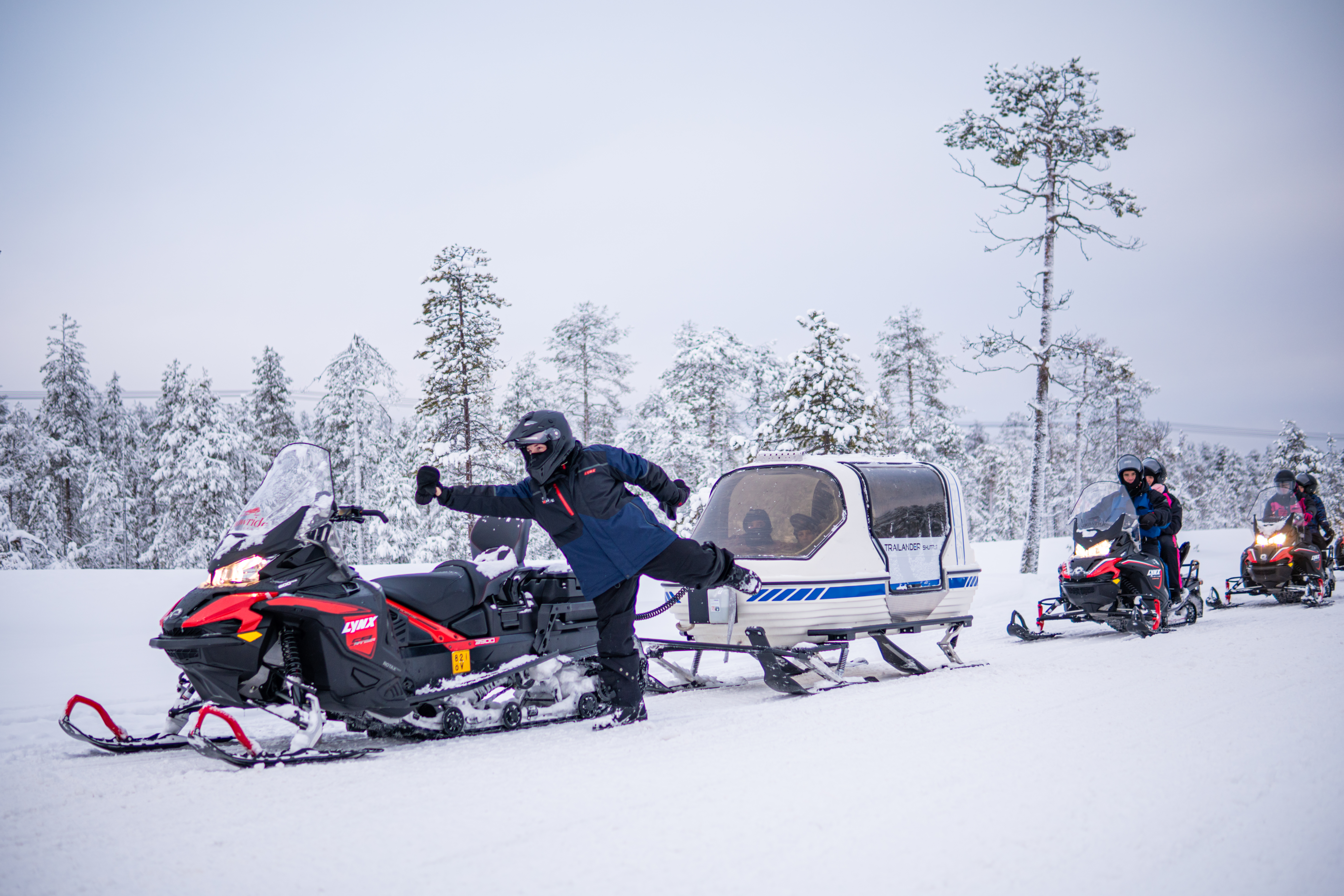 Snowmobile Safari with Santa Claus Village