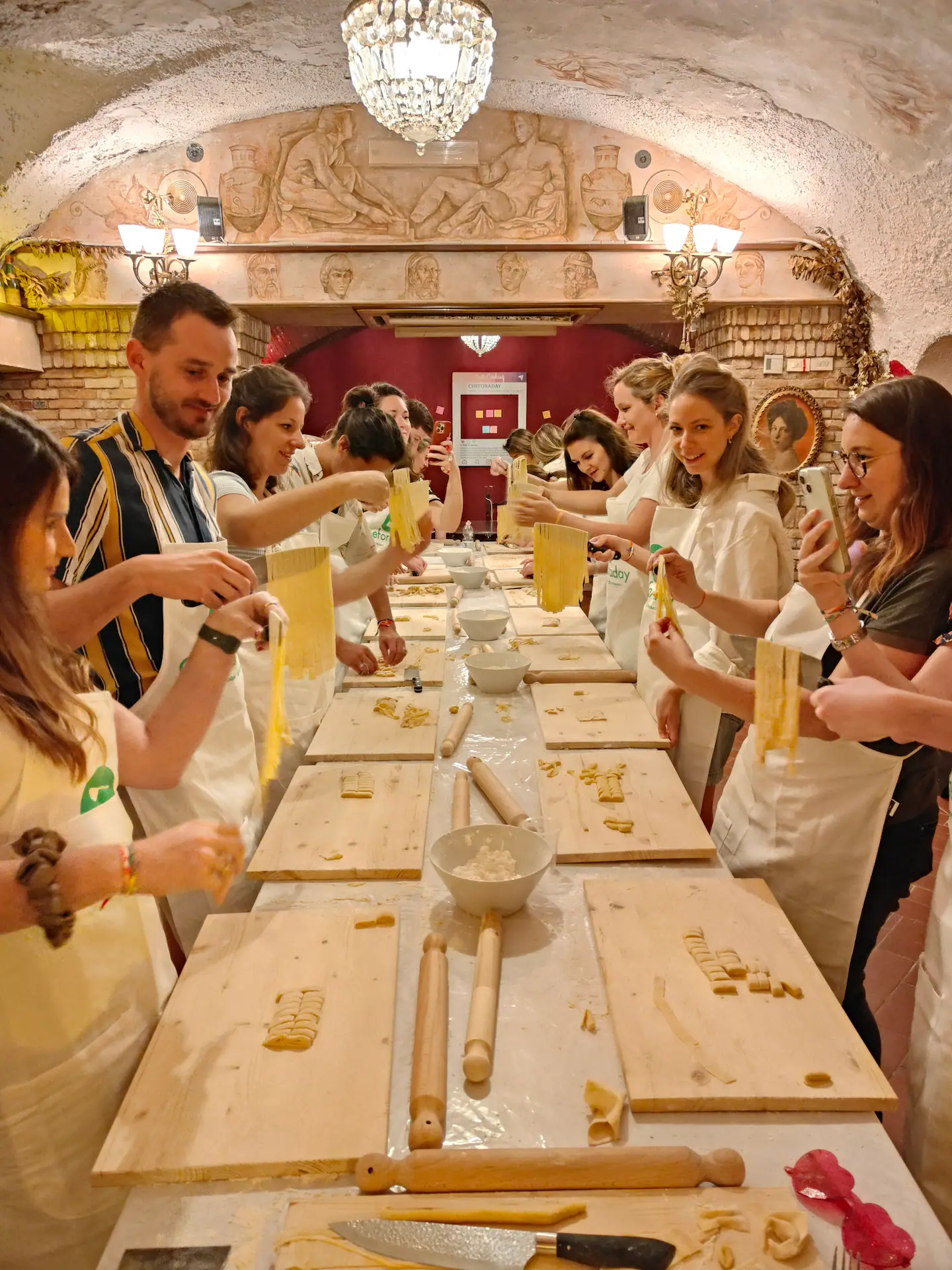 Authentic Rome Cooking Class: Make Pasta and Tiramisu near Spanish Steps