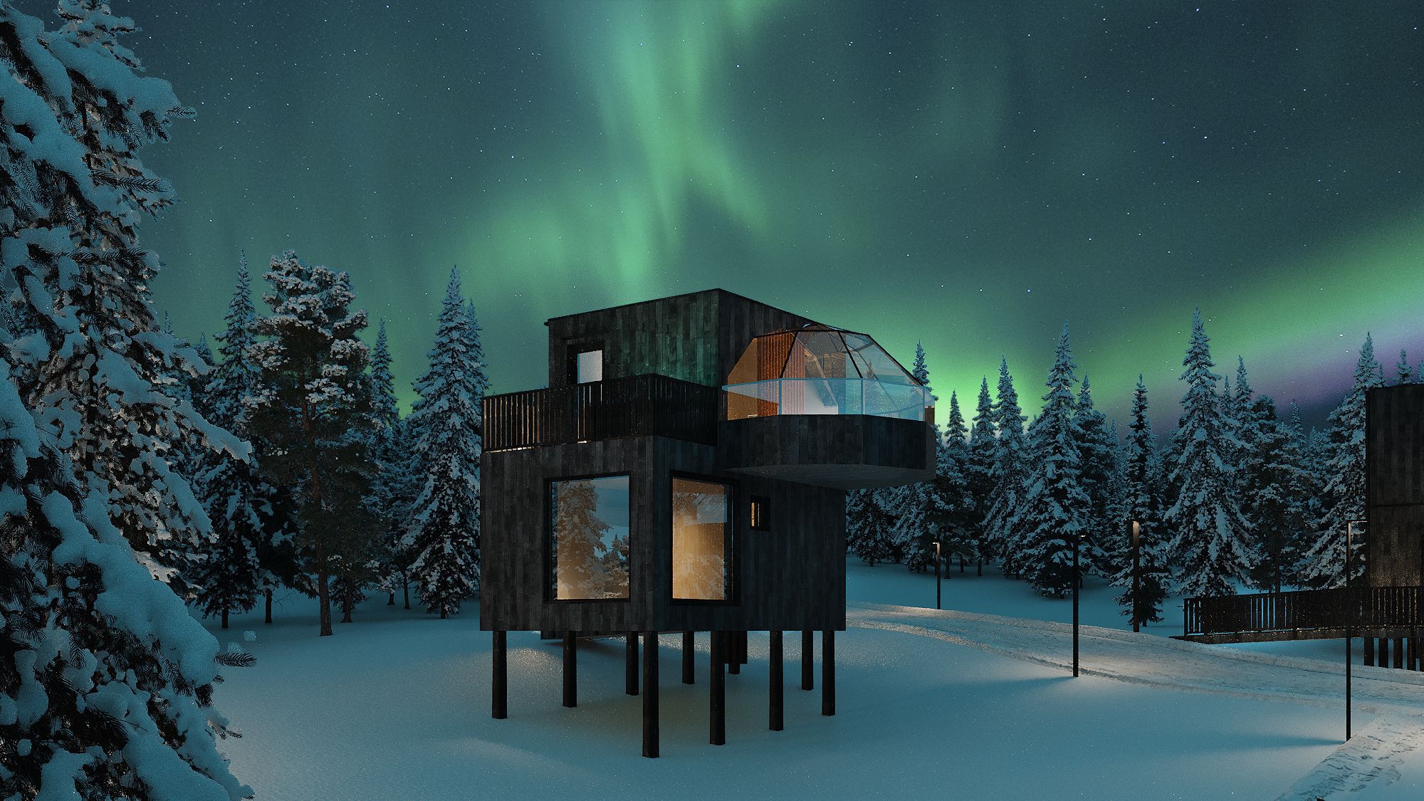 Lapland Igloo & City Holiday – 3 Nights with Aurora, Huskies & Santa Claus