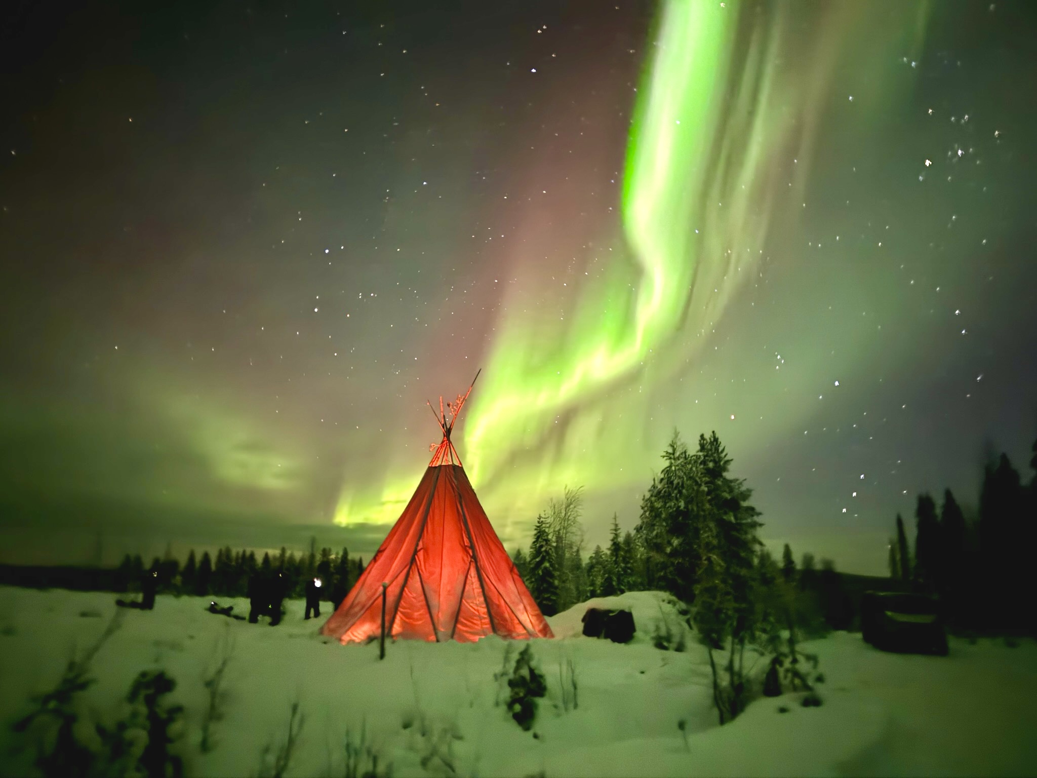 Northern Lights Tour At The Campfire