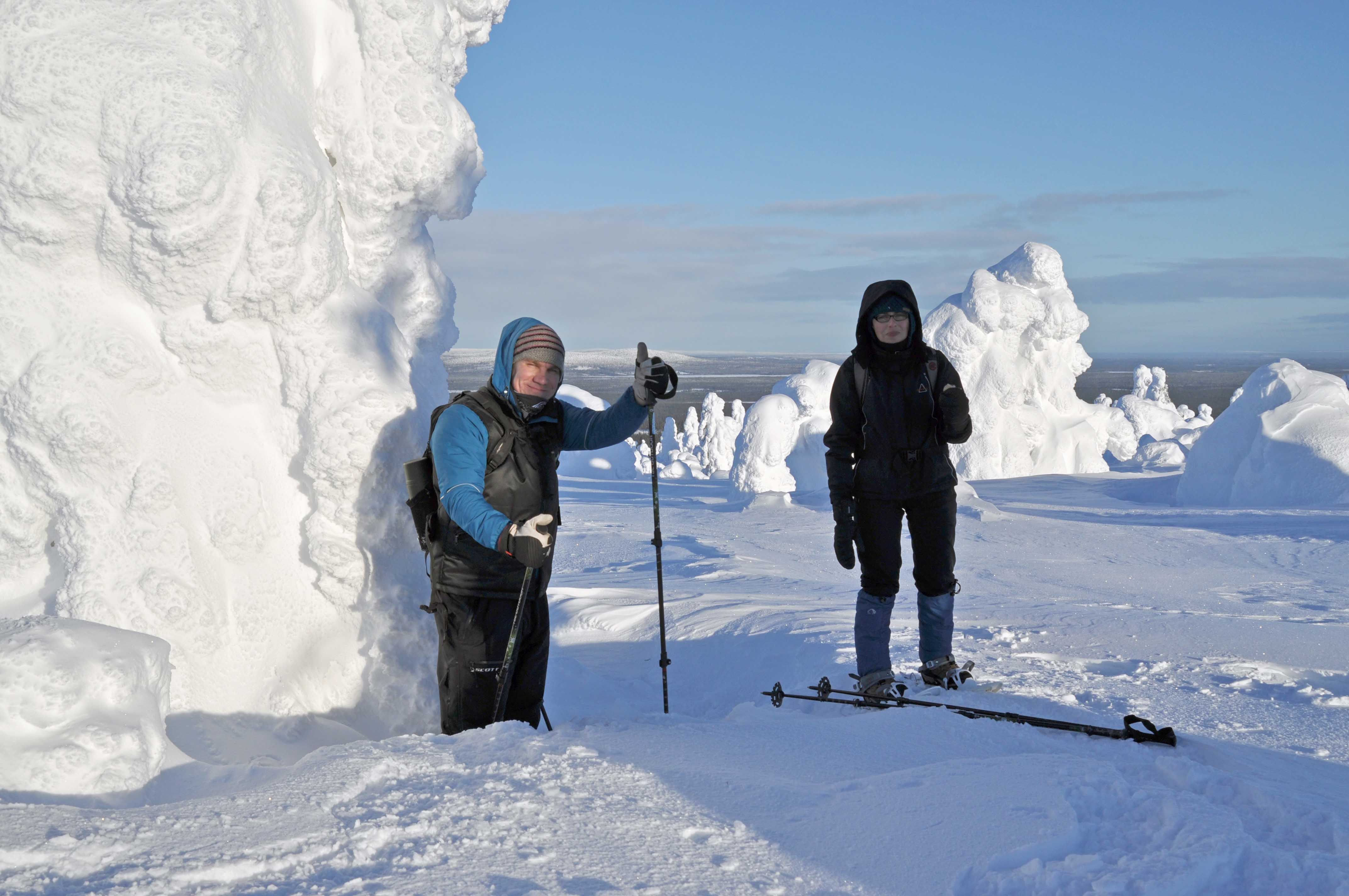Snowshoe winter trek