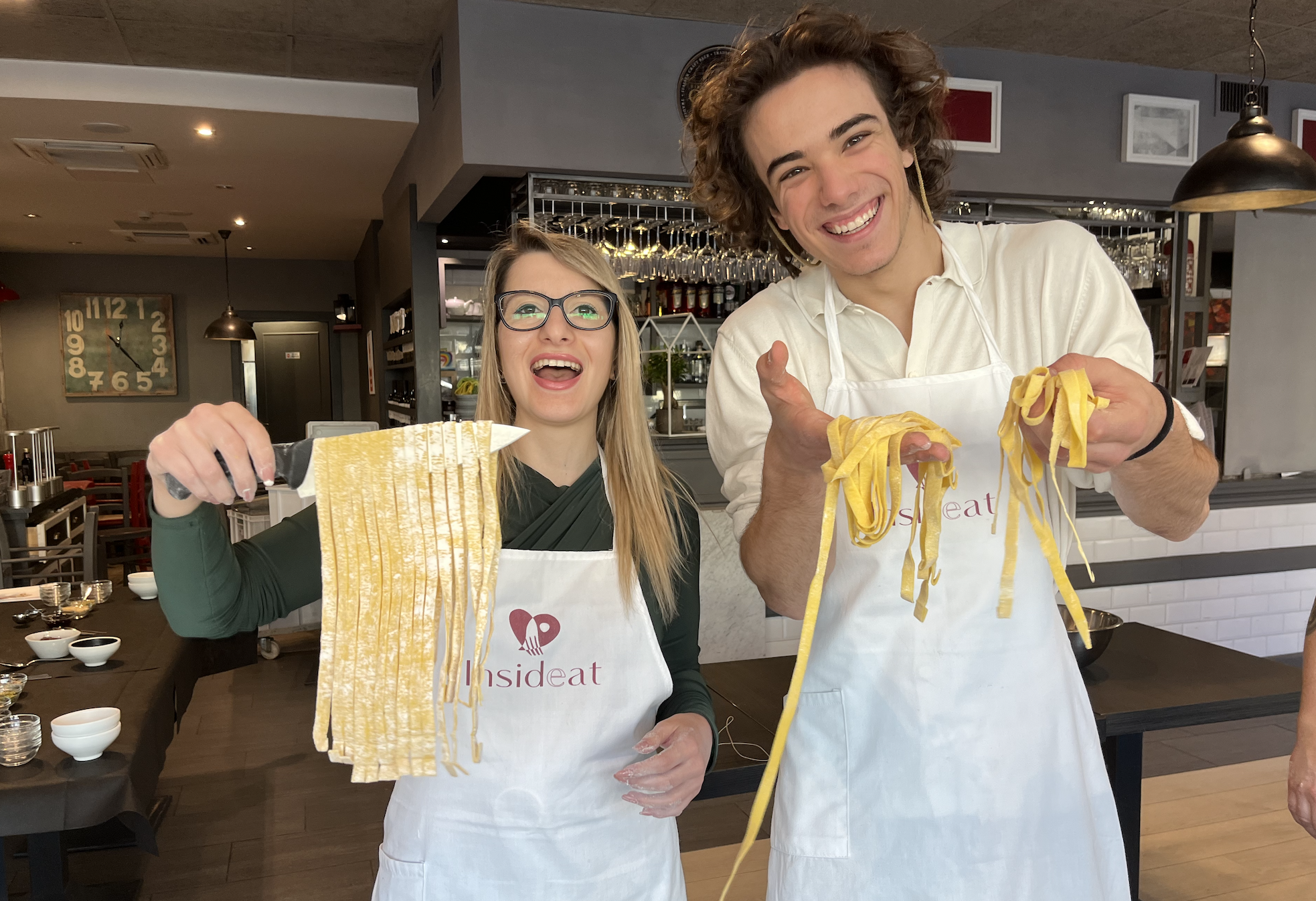 1 Hour pasta making class in Rome