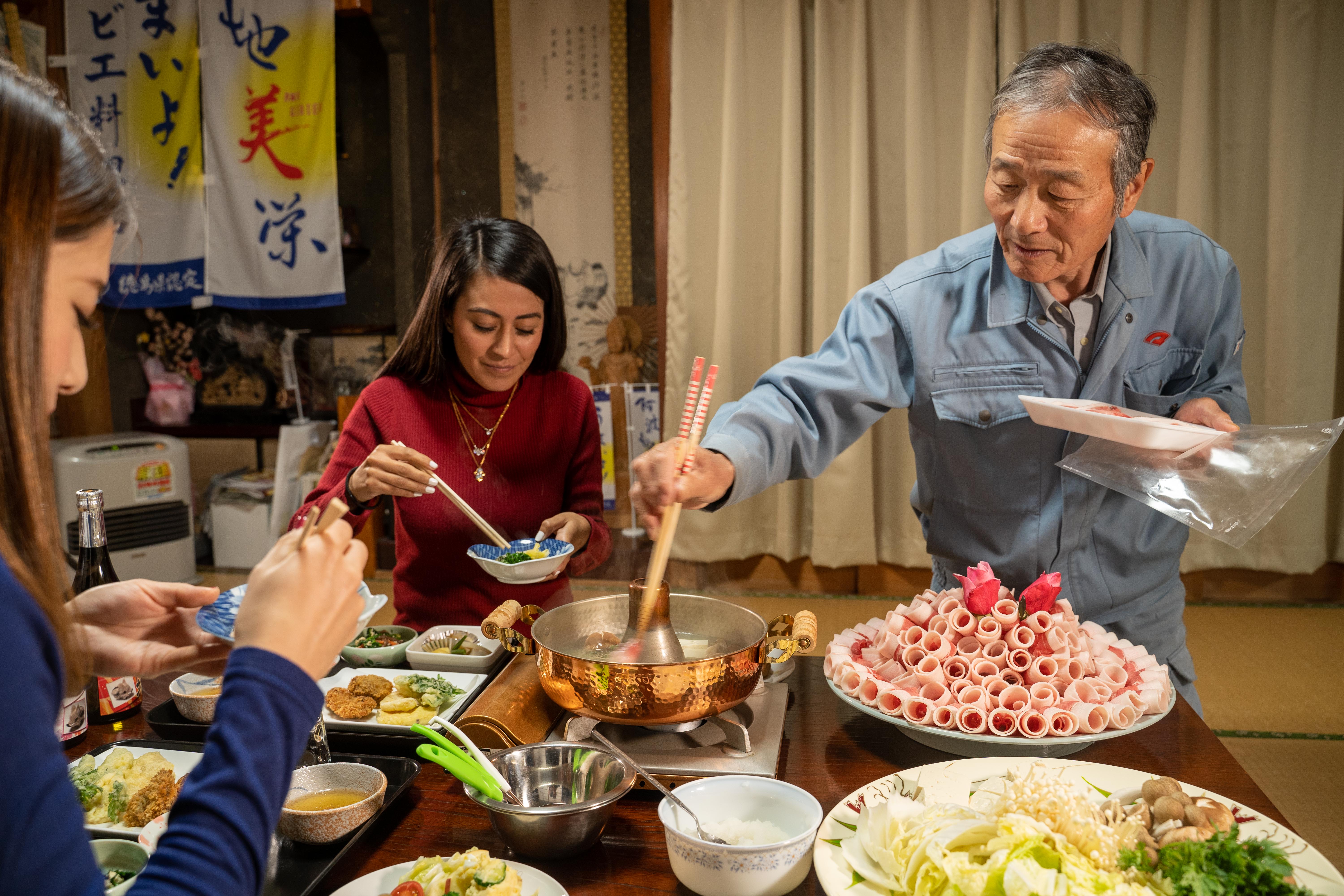 《宿泊プラン》民宿うり坊で味わう山の恵み！ジビエフルコース【東みよし町】