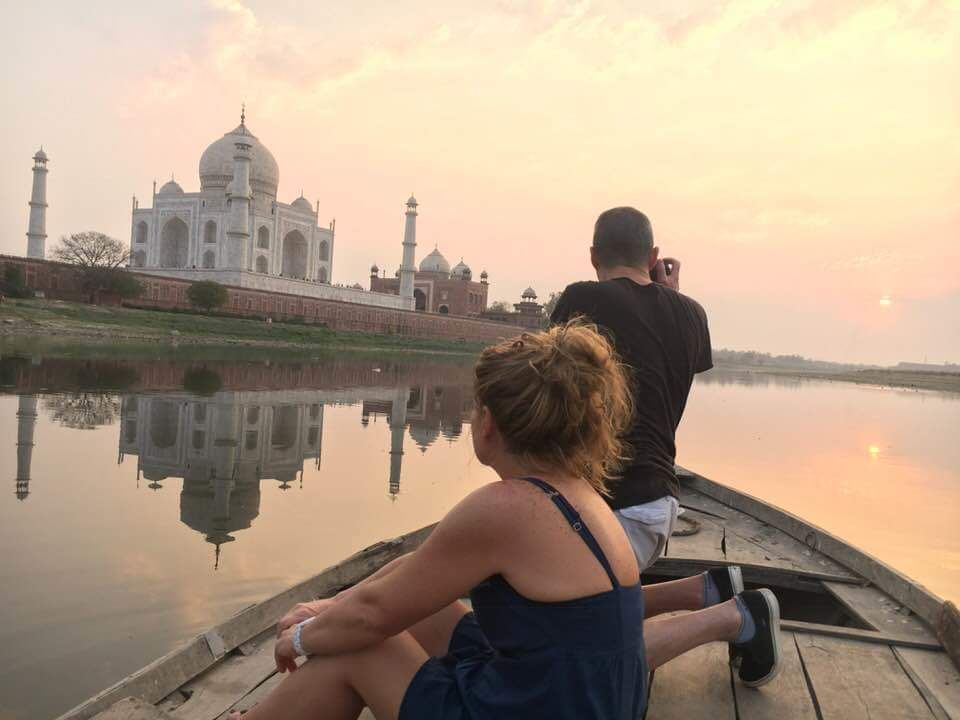 Agra Sunset Boat Ride In Yamuna River