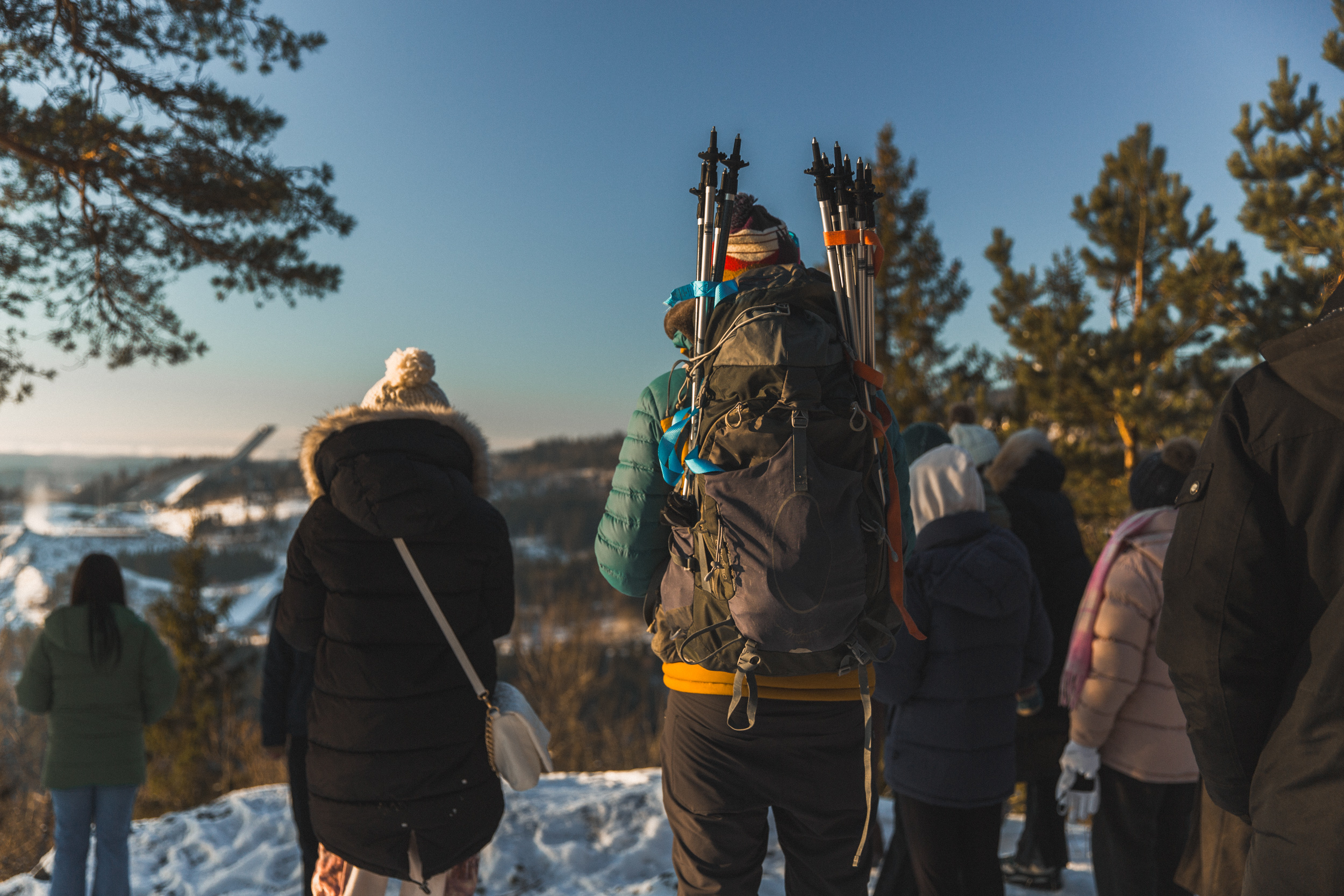Private Winter View of the Oslofjord Hike