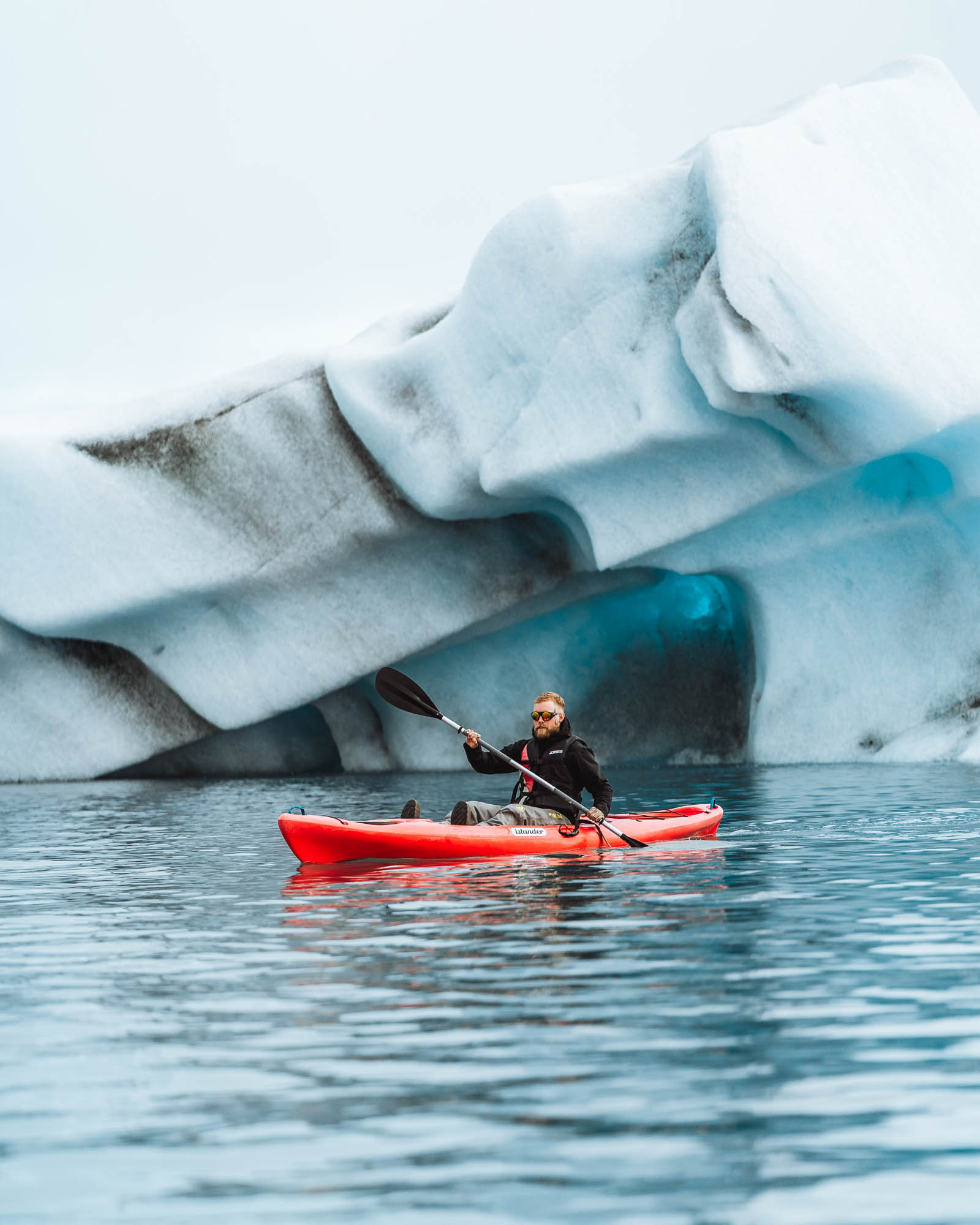 Kayaking at The Glacier Lagoon
