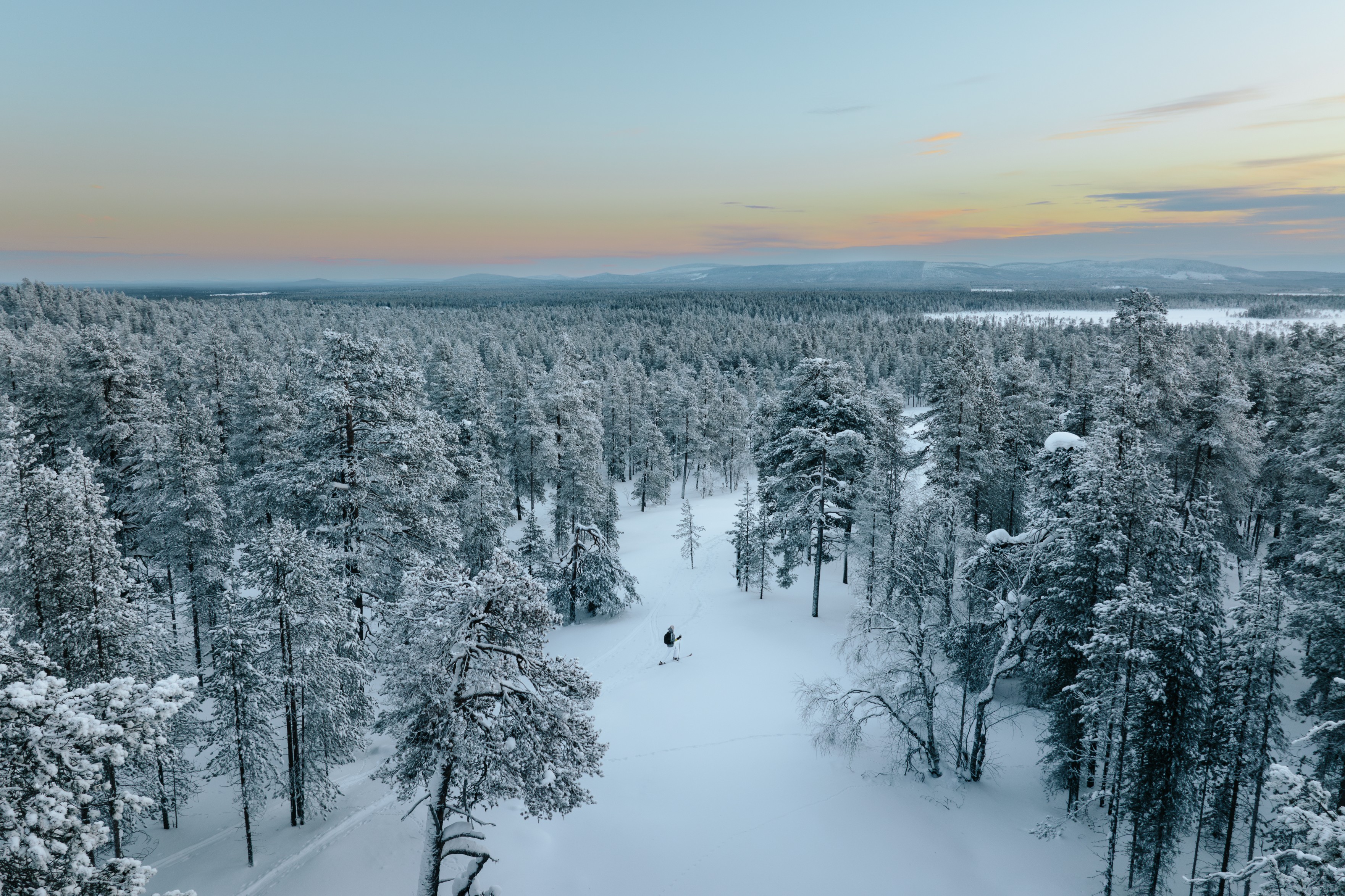 Classic Wilderness Skiing in Pyhä-Luosto National Park