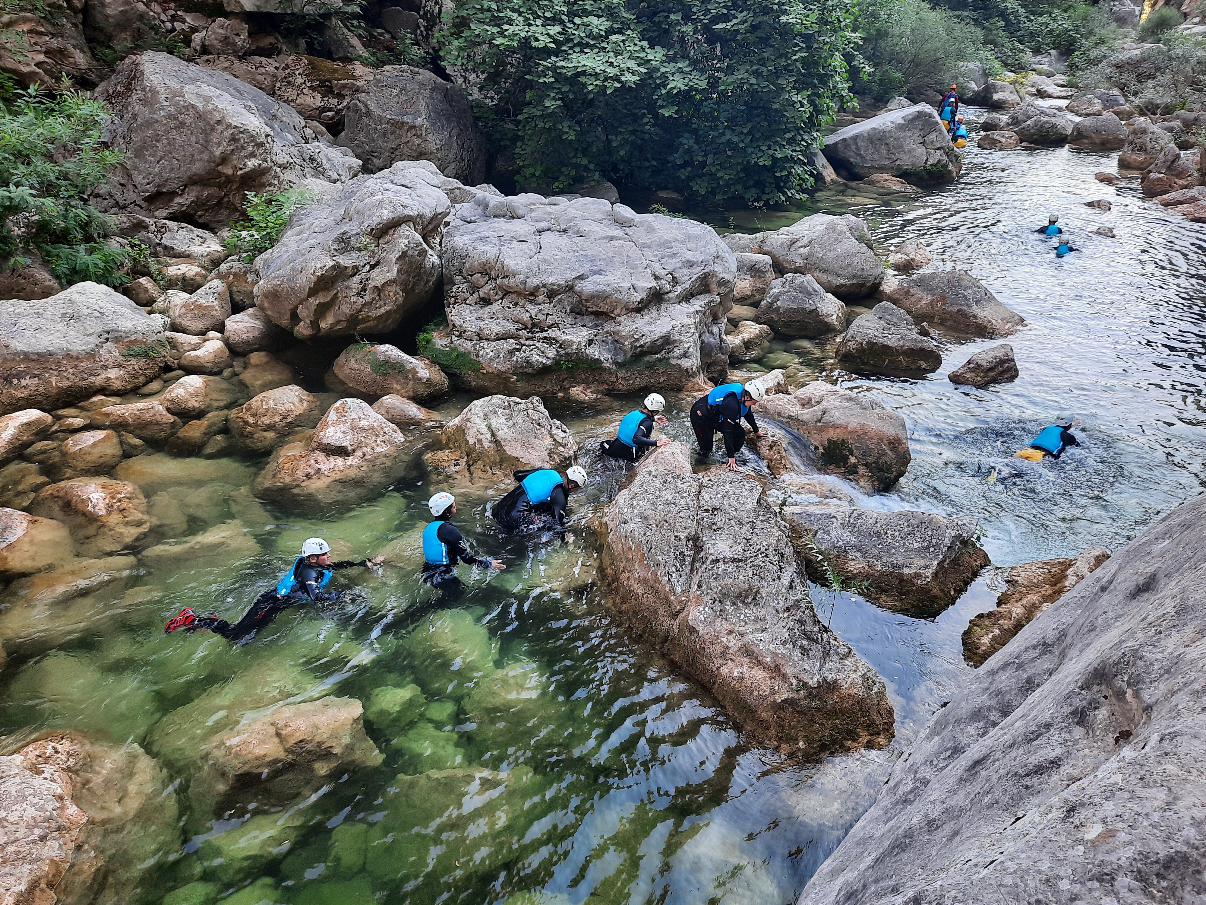 Small Group Tour of Canyoning in Cetina River Canyon