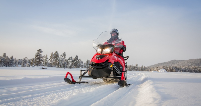 Snowmobile Safari with Ice-Fishing