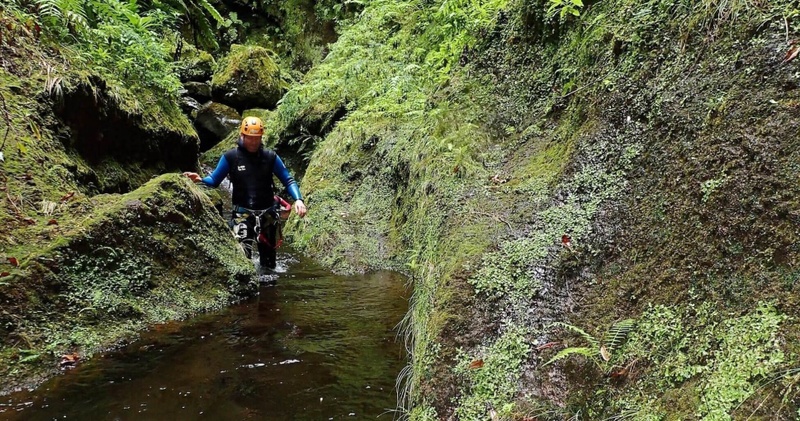 Canyoning in Ribeira do Vimieiro