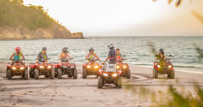 3 Hour ATV Beach Tour from Tamarindo & Flamingo