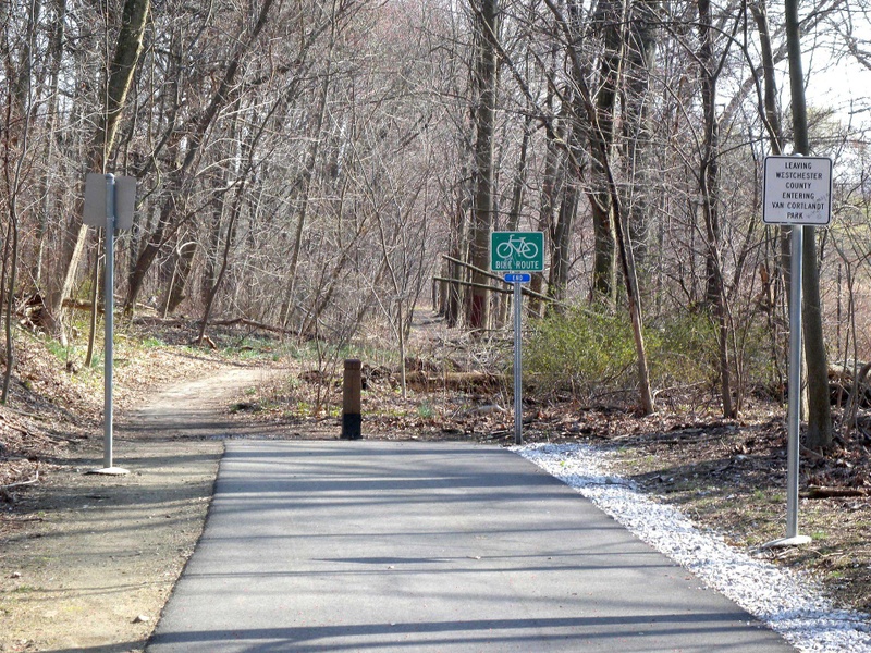 Empire State Trail Ride via Van Cortlandt Park Bronx to Elmsford NY