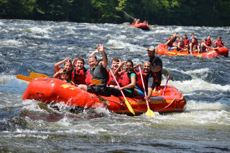 Guided Private Raft:  Sacandaga Whitewater Rafting