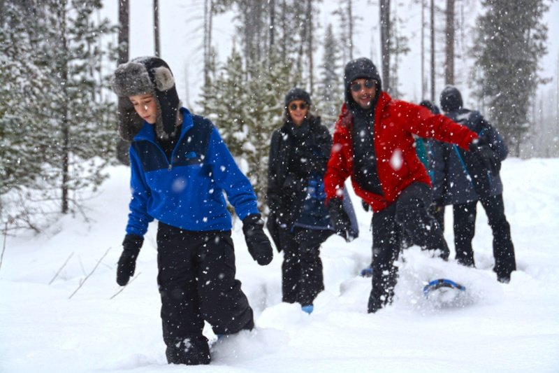 Snowshoeing