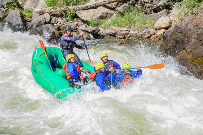 Guided Clear Creek Rafting: Advanced Trip