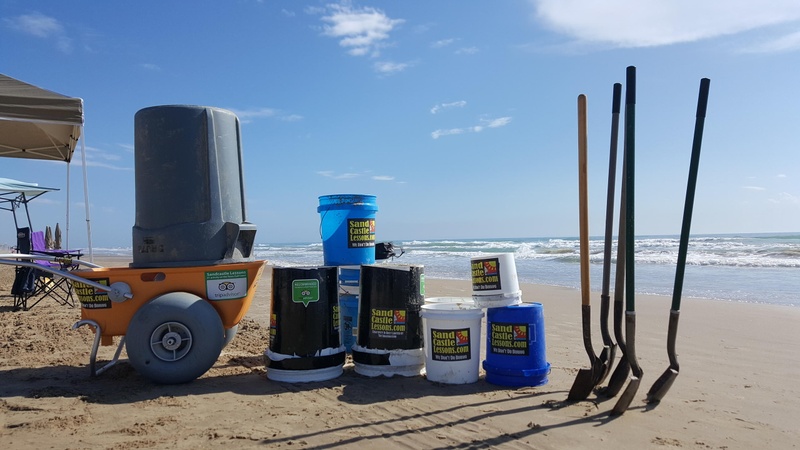 Sandcastle building Tool Rental - ALL of THEM