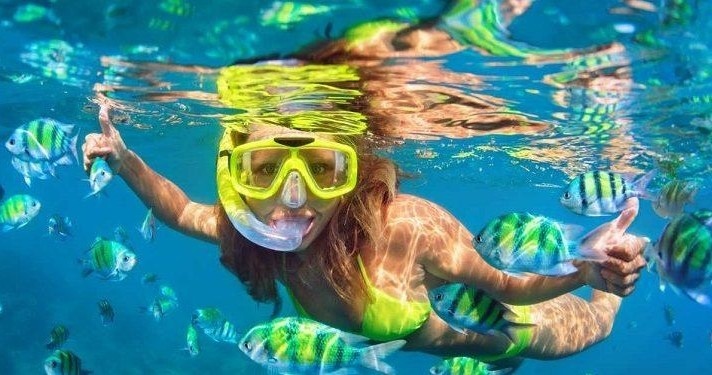 Snorkeling in Cancun