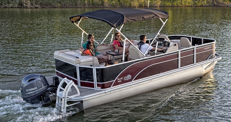 5A.  22’ 2023 G3 Select 322FC Pontoon (Cruise/Play/Tow/Fish) Rental