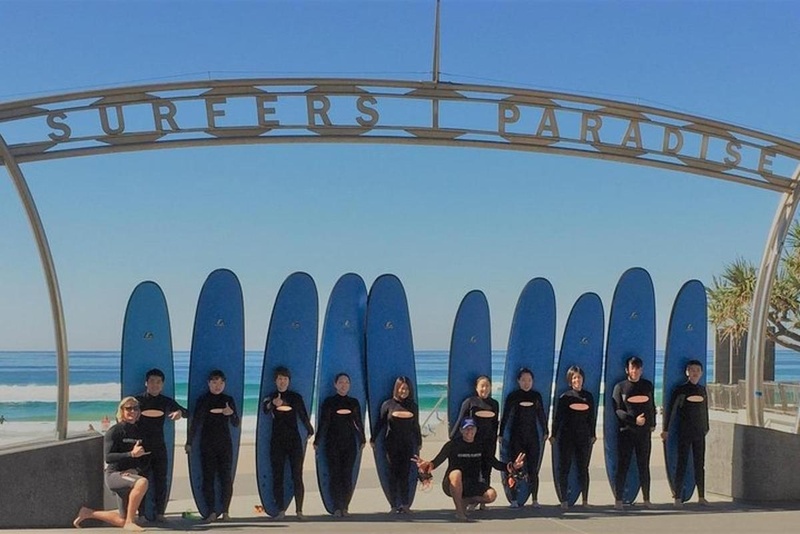 Surf Lesson at Surfers Paradise