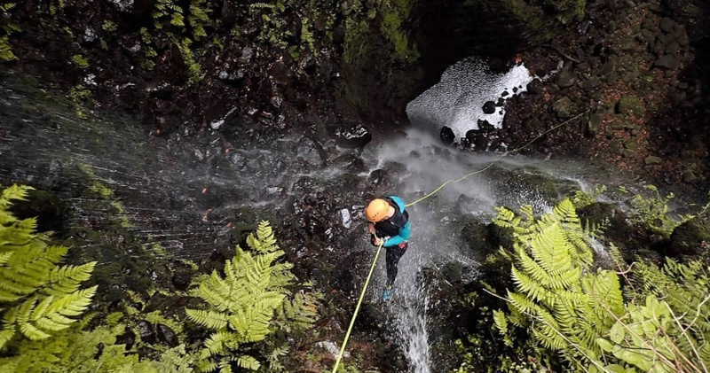 Canyoning in Ribeira Funda