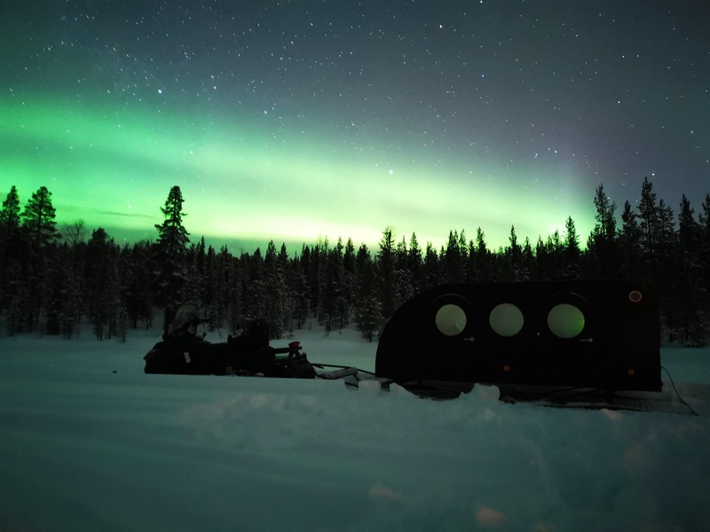 Nighttime Sleigh Adventure