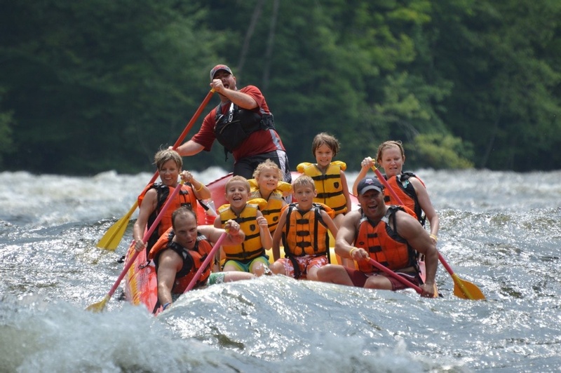 Guided Shared Raft: Sacandaga Whitewater Rafting