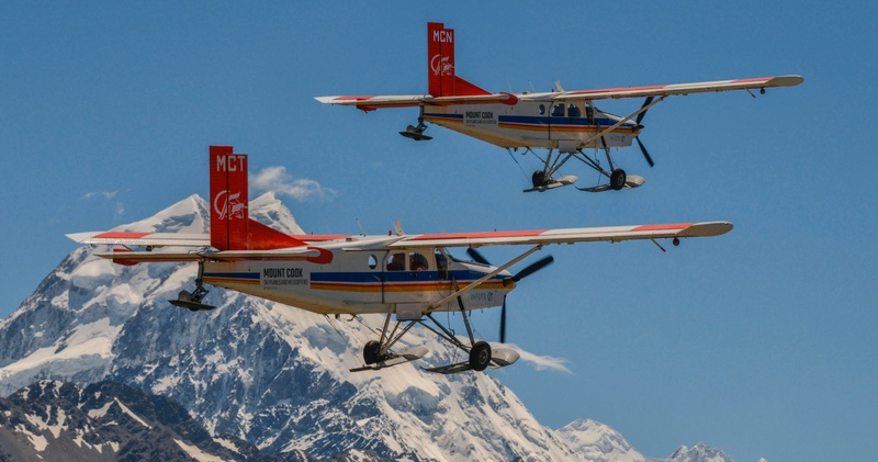 Mt Cook 360 - 45min Ski Plane Overflight