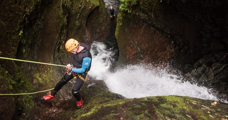 Canyoning in Ribeiro Frio