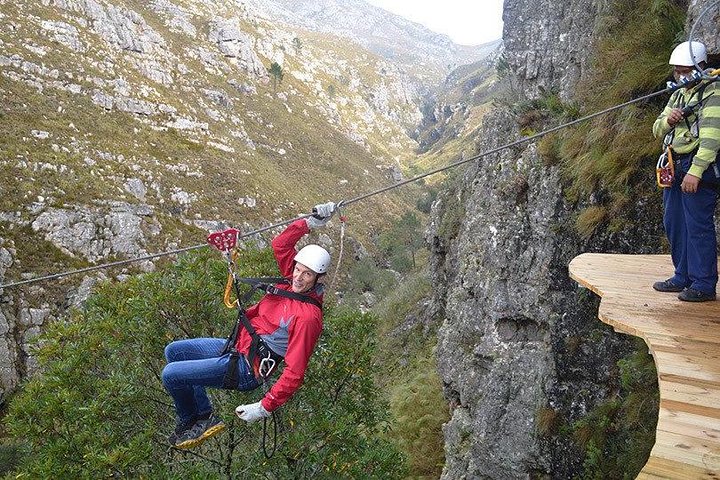 Zip Line and Wine from Cape Town