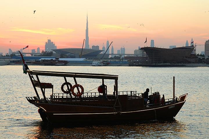 Sun Set Abra (wooden boat) Ride with Emirati High Tea