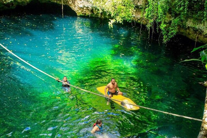 ATV Tour with Cenote swim, Ziplines, Transportation and Lunch Included