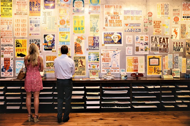 Hatch Show Print Studio Tour & Country Music Hall of Fame Combo