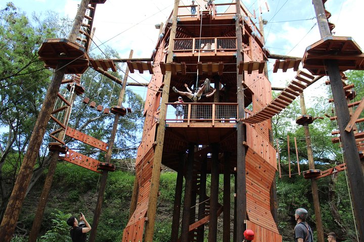 Adventure Course Extreme Including Climbing Wall & Rappel