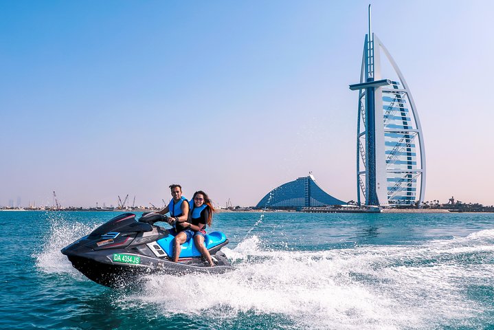 Dubai: Jet ski Adventure Rides Burj Al Arab, Burj Khalifa & Atlantis