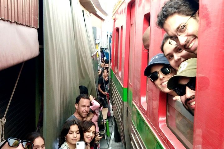 Floating & Railway Market and Coconut Farm Tour [Optional Luxury]